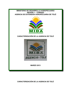 Agencia de Tolé - Ministerio de Desarrollo Agropecuario