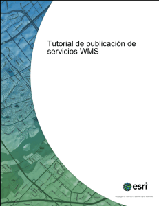 Tutorial de publicación de servicios WMS