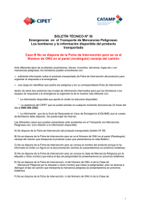 Caso B Los Bomberos y la Informacion Disponible / Enero de 2012