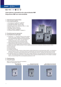Interruptores automáticos de caja moldeada NM1 Disjuntores NM1