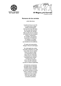 Romance de las Carretas - Poesía de Julián Marchena