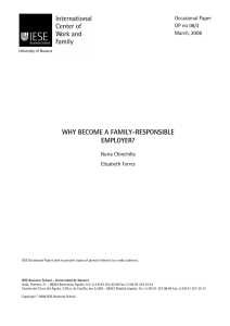 why become a family-responsible employer?