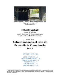 MasterSpeak Enfrentándonos al reto de Expandir la Consciencia