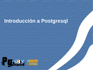 Introducción a Postgresql