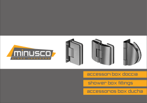 accessori box doccia shower box fittings accessorios box ducha