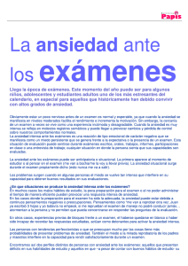 los exámenes