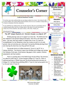 Counselor`s Corner
