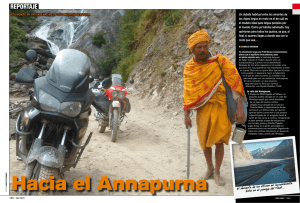 Vuelta al Mundo en Moto Sinewan. Hacia el Annapurna
