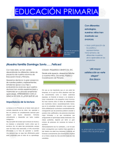 educación primaria - Colegio Domingo Savio