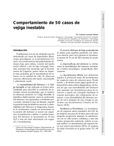 Vejiga inestable - Revista Urológica Colombiana