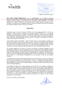 Encomienda EiTB 01-2014 Modif.2 (El Perdon-SCristobal)