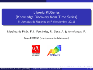 Librería KDSeries (Knowledge Discovery from Time Series)