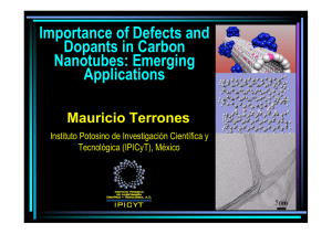 Importance of Defects and Dopants in Carbon Nanotubes: Emerging