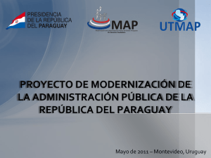 proyecto de modernización de la administración pública