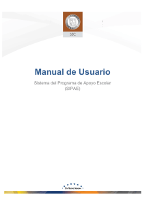 Manual de Usu Manual de Usuario l de Usuario