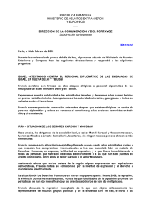 REPUBLICA FRANCESA MINISTERIO DE ASUNTOS