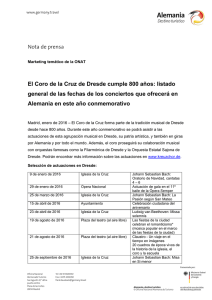 El Coro de la Cruz de Dresde cumple 800 años