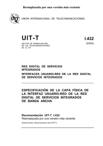 Rec. I.432 - Red digital de servicios integrados