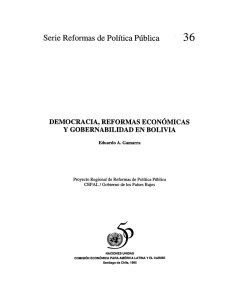 Serie Reformas de PolíticaPública 36