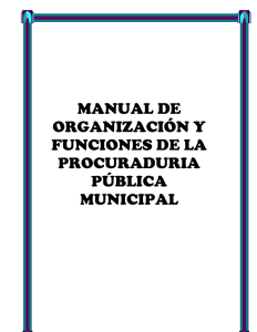 PROCURADURIA PUBLICA MUNICIPAL