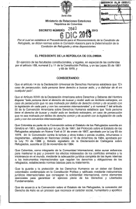 Decreto Nº 2840 del 6 de diciembre de 2013, por el cual
