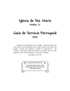 Iglesia de Sta. María Guía de Servicio Parroquial