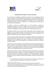 Publicidad oficial en México: la censura estructural