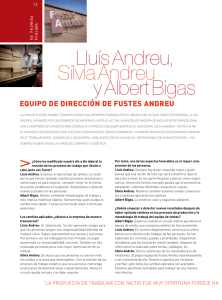 Lluís Andreu, y Albert Bigas Sílvia Andreu