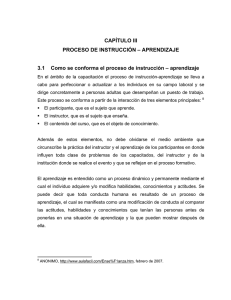CAPÍTULO III PROCESO DE INSTRUCCIÓN