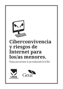 Ciberconvivencia y riesgos de Internet para los/as menores.