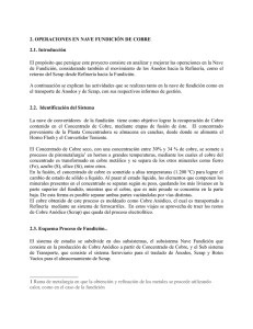2. OPERACIONES EN NAVE FUNDICIÓN DE COBRE 2.1