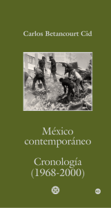 México contemporáneo Cronología (1968-2000)