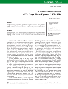 Un clínico extraordinario: el Dr. Jorge Flores