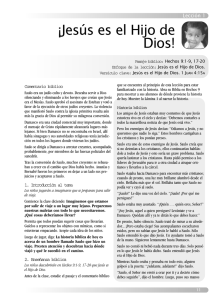 ¡Jesús es el Hijo de Dios!