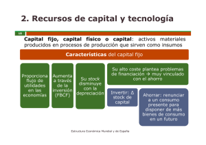 2. Recursos de capital y tecnología