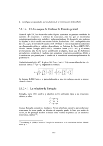 5.1.3.4. El Ars magna de Cardano: la fórmula