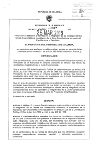 decreto 537 del 25 de marzo de 2015