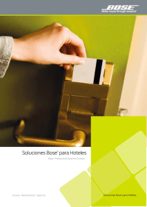 Soluciones Bose® para Hoteles