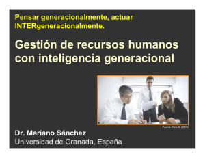 Gestión de recursos humanos con inteligencia generacional