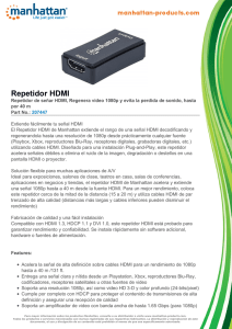 Repetidor HDMI