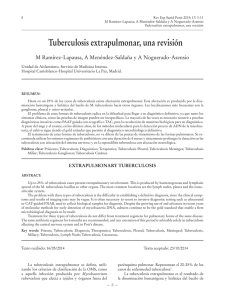 Tuberculosis extrapulmonar, una revisión