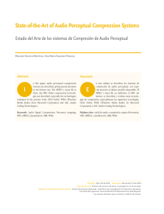 State-of-the-Art of Audio Perceptual Compression Systems I E