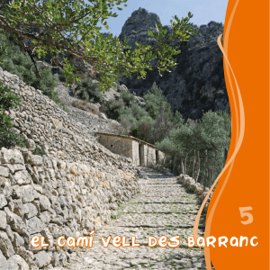itinerario del Camí vell des Barranc