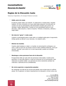CW- Reglas de la Discusion Justa (The Rules of Fair Fighting). Spa