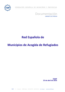 Documento RED Ciudades Acogida
