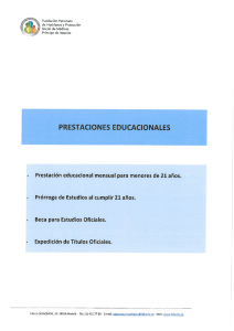 Prestaciones educacionales - Colegio de Médicos de Murcia