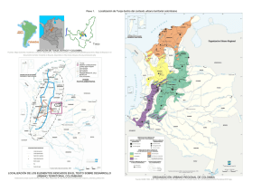 Localización de Tunja dentro del contexto urbano territorial