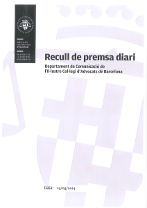 Recull de premsa diari