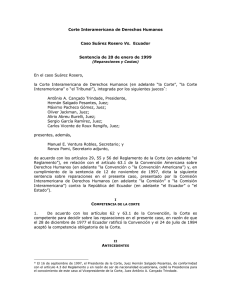 Suárez Rosero Vs. Ecuador - Corte Interamericana de Derechos