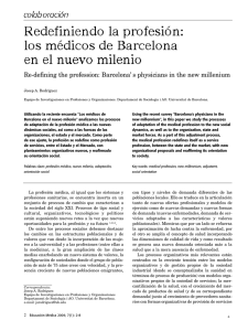 Redefiniendo la profesión - Universitat de Barcelona